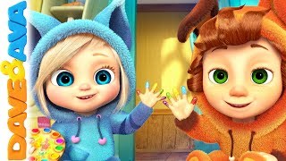 🎨 Learn Colors with Dave and Ava | Nursery Rhymes and Kids Songs 🎨