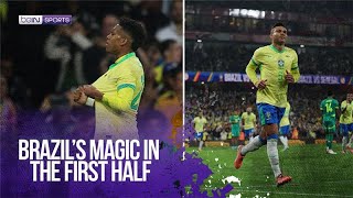 First-Half Brilliance: Estêvão and Casemiro Put Brazil Ahead