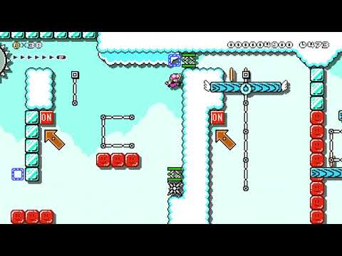 Skillful Platformer: Trampolina by Armored103 🍄 Super Mario Maker 2 ✹Switch✹ #ayc