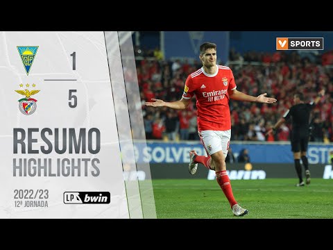 Highlights | Resumo: Estoril Praia 1-5 Benfica (Liga 22/23 #12)