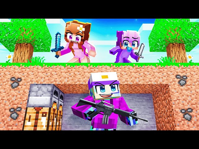 I Secretly Used GUNS in a Minecraft Speedrun