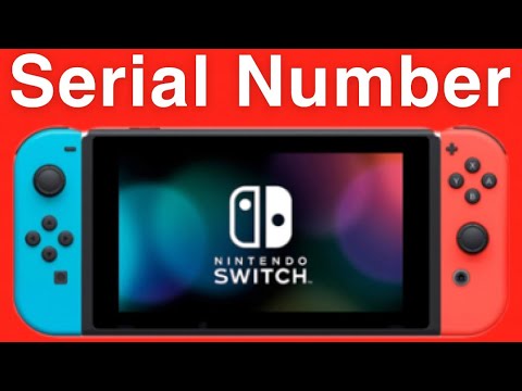 Nintendo Switch How To Find Your Serial Number!