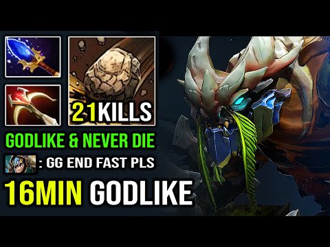 Even Master Tier Slark is Nothing For this Machine Gun Tiny | 16Min Godlike Crazy 1 Toss KO DotA 2
