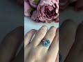 Серебряное кольцо с топазом 3.573ct