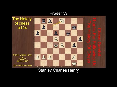 Stanley Charles Henry vs Fraser W  #The history of chess #124