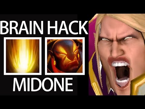 Pro 9k Invoker Brain Hack "EZ sunstrike" by MidOne 7.03 Dota
