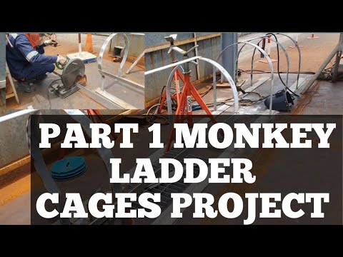 PART 1 HOW TO FABRICATE MONKEY LADDER CAGES