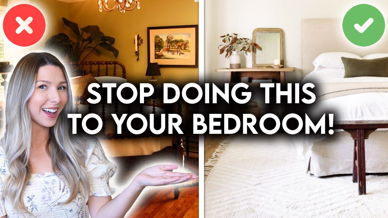 COMMON BEDROOM DESIGN MISTAKES + HOW TO FIX THEM