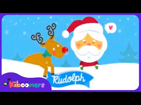 Rudolph The Red Nosed Reindeer | Christmas Songs for Kids | Reindeer Song | The Kiboomers