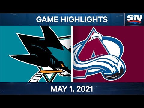 NHL Game Highlights | Sharks vs. Avalanche – May 1, 2021