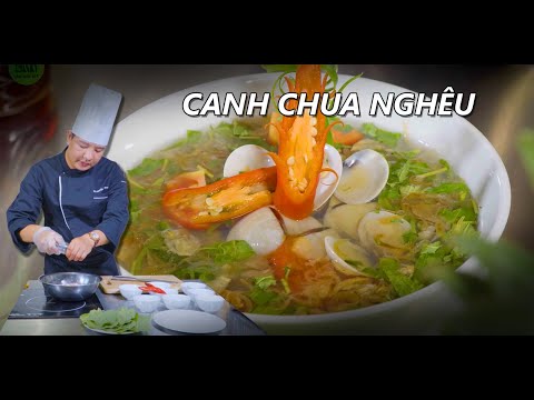 Canh chua nghêu