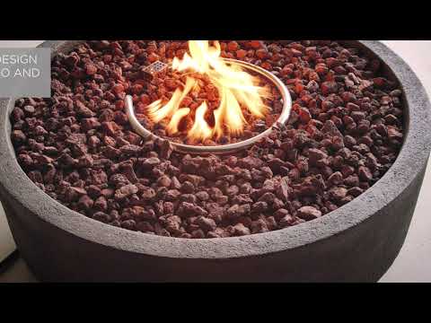 Lakeview Harborwood Round Propane Fire Bowl Overview