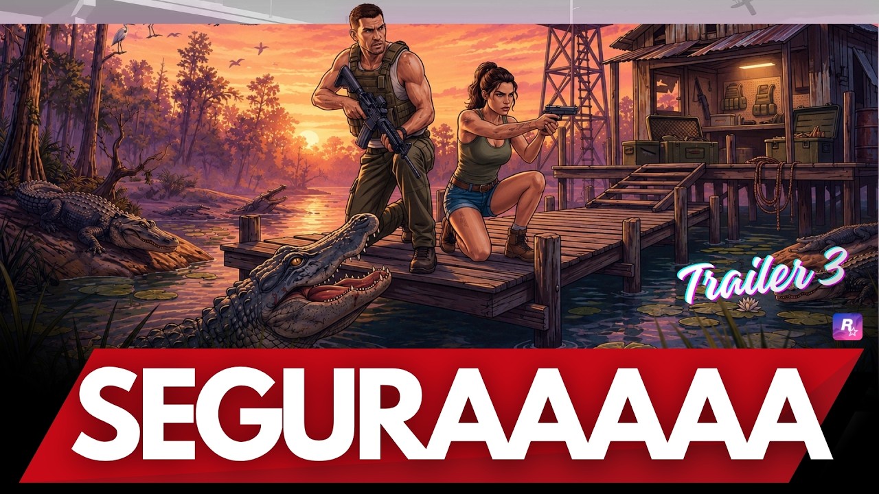 TRAILER 3 GTA 6 VAMOOOOOO O MONSTRO TÁ CHEGANDO GALERAAA ÚLTIMAS INFORMAÇÕES ATUALIZADAS