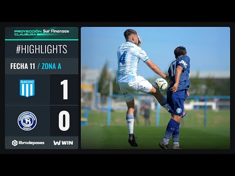 RACING 1 - 0 IND. RIVADAVIA MZA. I Resumen del partido I #TorneoProyección Sur Finanzas Clausura