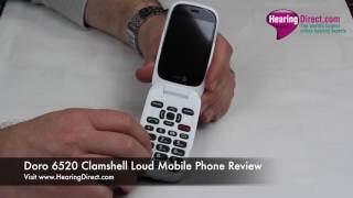 Doro 6520 Clamshell Loud Mobile Phone Review