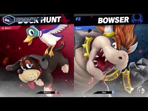 Bye Bye Birdie Ultimate Doubles - BluPrint(Duck Hunt) vs Biwi(Bowser) Losers R3