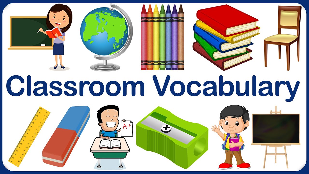 Learn Classroom Objects | English Vocabulary with Pictures and Pronunciation