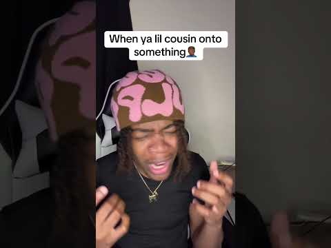When ya lil cousin onto something🤦🏾‍♂️#viral