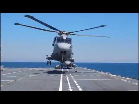 1700 Naval Air Squadron conduct aviation training onboard RFA Argus