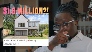 $1.8 MILLION! This is Hilarious! Architect's HOUSE Review | CARY NORTH CAROLINA