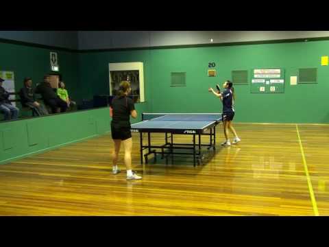 Table Tennis - Australian Closed 2009 Women's Final Set 3