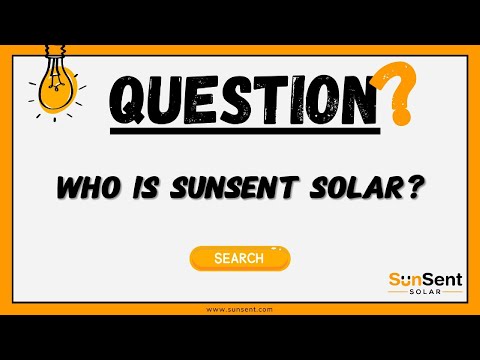 Who is SunSent Solar?