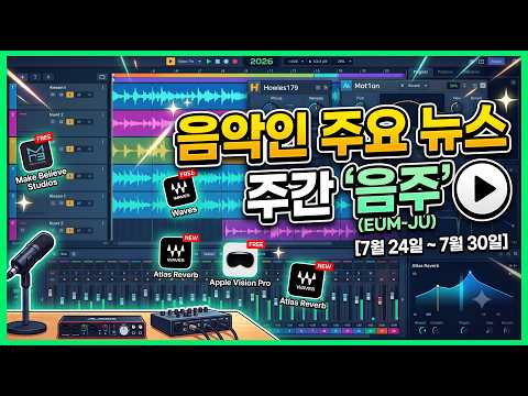 음악인들을 위한 주요 뉴스 26.07.24 ~ 07.30  #음악뉴스 #MusicNews …