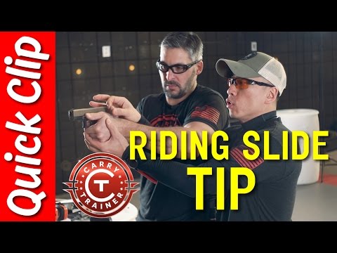 Riding the Slide Stop? Easy Fix Shooting Tip for Semi-Automatic Pistols | 4K