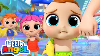 No, No, Don&#39;t Be Afraid of The Waterpark | Little Angel Kids Songs and Nursery Rhymes