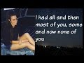 "The Night We Met" - Cimorelli (Cover - Lyrics)