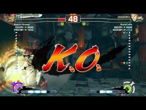 SSF4 - Evil Ryu (Nakiru Krowji) Vs Ryu (RockCoffe)