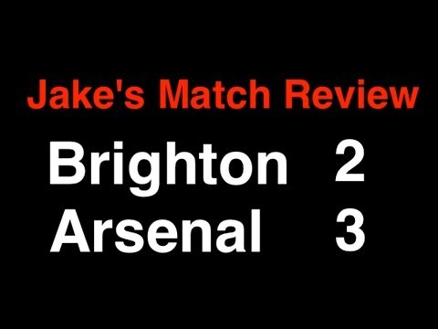 Brighton and Hove Albion vs Arsenal 2-3 2013