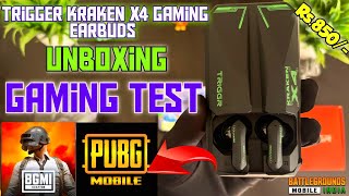 TRIGGR Kraken X4 – Unboxing, Gaming Test & Review ⚡ ( Best Gaming Earbuds Under 1000 )