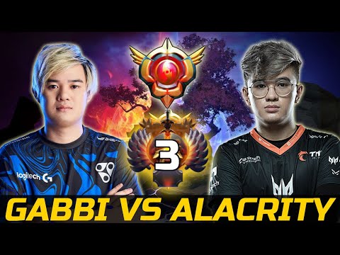 GABBI VS ALACRITY - GRANDMASTER MORPHLING VS TOP 3 MMR SEA DOTA 2