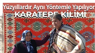 KARATEPE KÖYÜ GELENEKSEL KÖK BOYA KİLİM DOKUMA