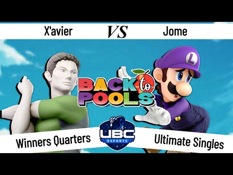 Back To Pools - Winners Quarter Final - X'avier (Wii Fit Trainer) Vs. Jome (Luigi) - SSBU