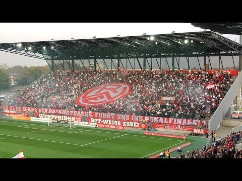 RWE-Choreo Rot-Weiss Essen 0 : 2 KFC Uerdingen | Niederrheinpokal-Halbfinale 02.04.2019