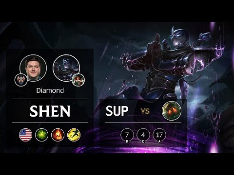 Shen Support vs Nautilus - NA Challenger Patch 9.24