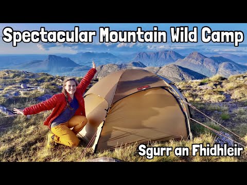 A Windy Summit Camp Amongst Scotland's Most Northerly Mountains