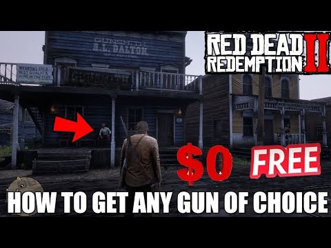 HOW TO GET ANY WEAPON FREE IN RED DEAD REDEMPTION 2! - NO CHEATS!