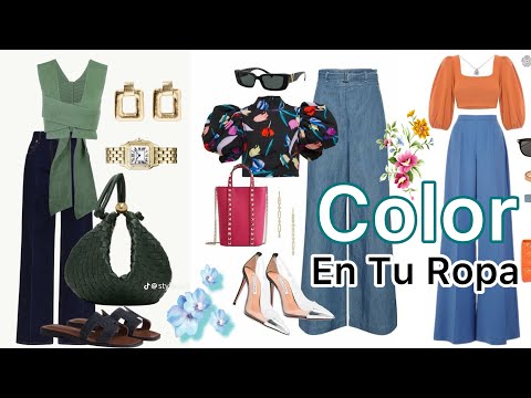 MODA 2024 LOOKS COLORES EN TENDENCIA 🌼 OUTFITS QUE AMARÁS Tendencias 2024