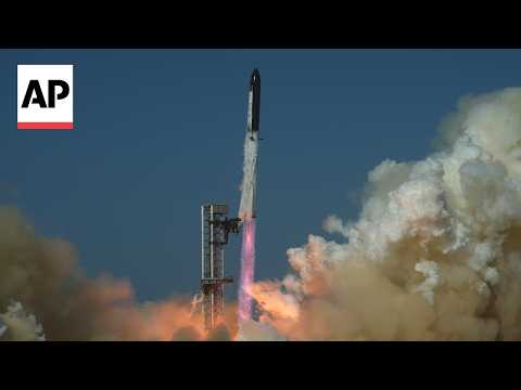 Video Thumbnail: SpaceX launches Starship flight 13 with the most advanced Starlinks