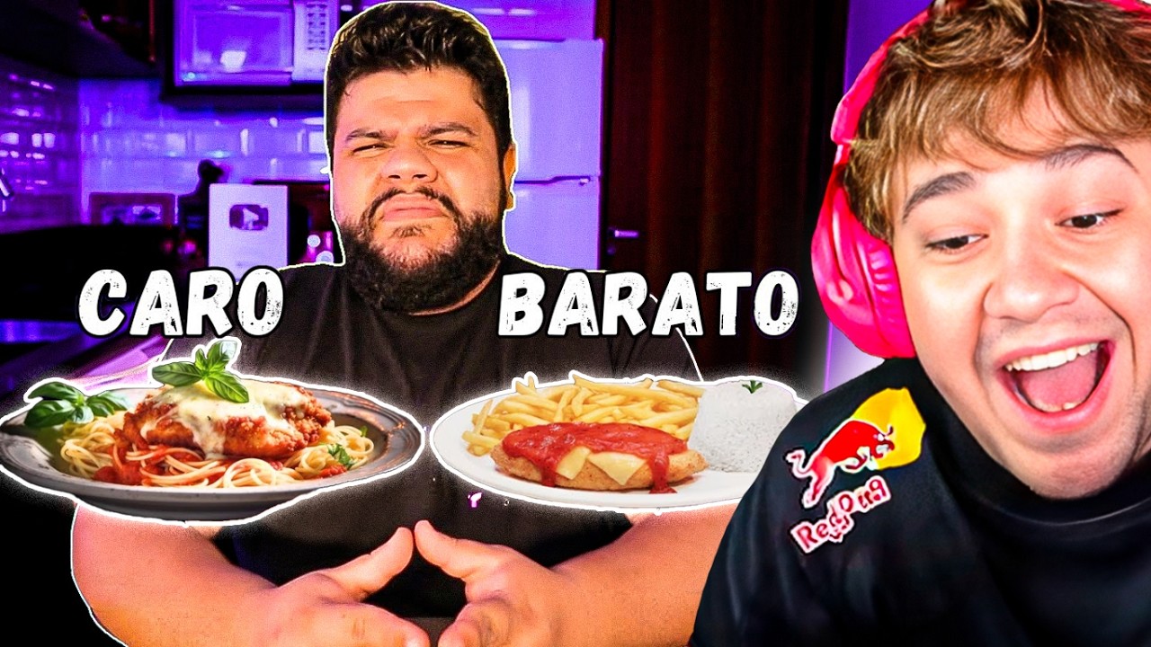 Filé à Parmegiana Caro vs Filé à Parmegiana Barato - React Thiago Quatroque