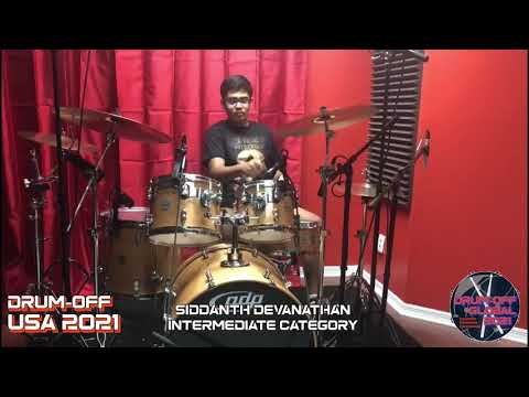 Drum-Off USA 2021 - SIDDANTH DEVANATHAN - 14 - Intermediate category