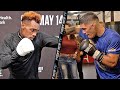 JERMELL CHARLO VS BRIAN CASTANO 2 SIDE BY SIDE WORKOUT COMPARISON