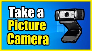 How to Take a PICTURE with Camera on Windows 10/11 PC (Camera App)