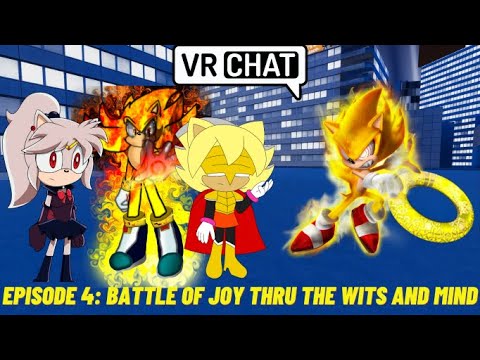 BATTLE OF JOY THROUGH THE WITS & MIND! Peace, Alex, and AG vs Dimensional Fleetway - VRChat (Ring 4)