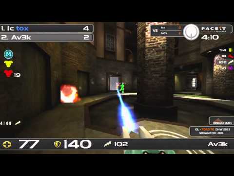 FACEIT - QL Road 2 DreamHack Winter 2013 (Showmatch: tox vs. Av3k)