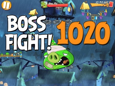 Angry Birds 2 Boss Fight 144! King Pig Level 1020 Walkthrough - iOS, Android