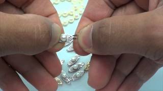 How to use Fish Hook Clasps in Pearl Necklaces